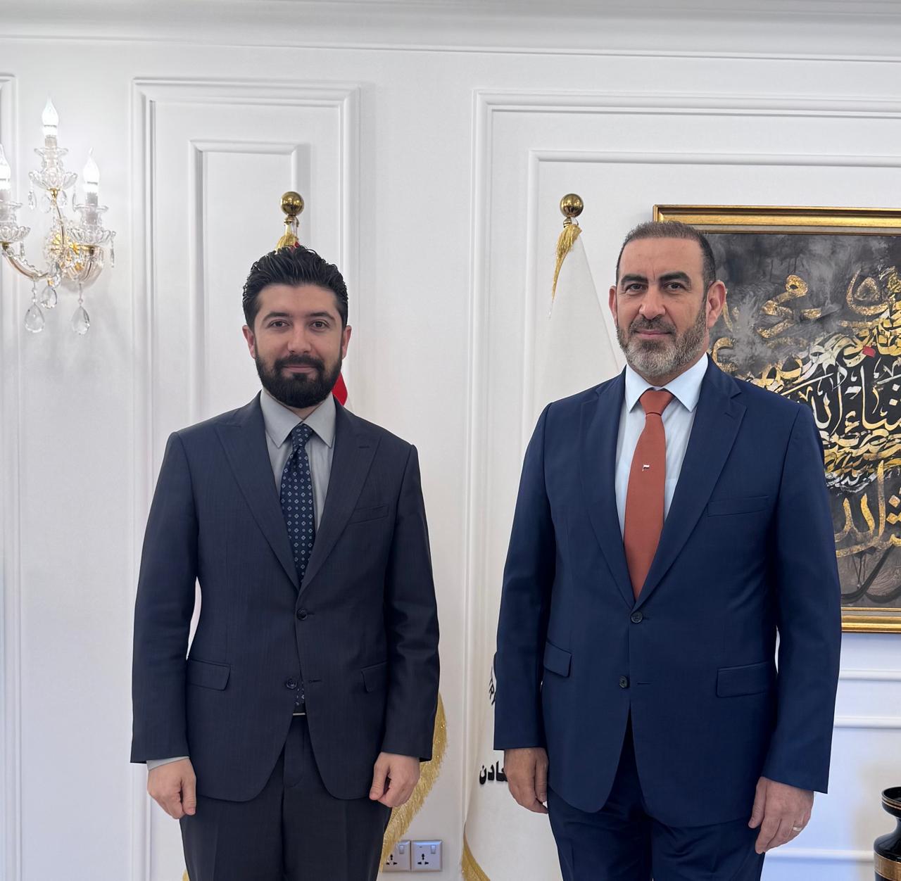 د. بڕیار ڕەشید سەردانی وەزیری پیشەسازی دەکات بۆ بەدواداچوونی داواکارییەکانی هاوڵاتیان و کارگەکانی سلێمانی